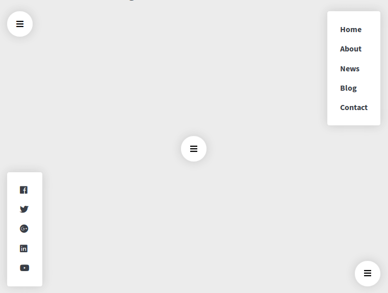 Expnding Menu Items from Hamburger Menu Animation